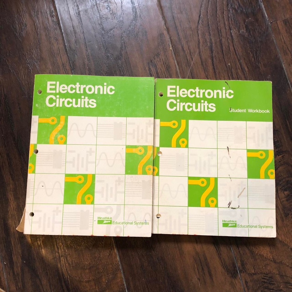Heathkit Electronic Circuits Book Set Student Workbook Zenith Educational System